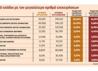 Η συντριπτική πλειονότητα των επιχειρήσεων έχει μόλις έναν υπάλληλο
